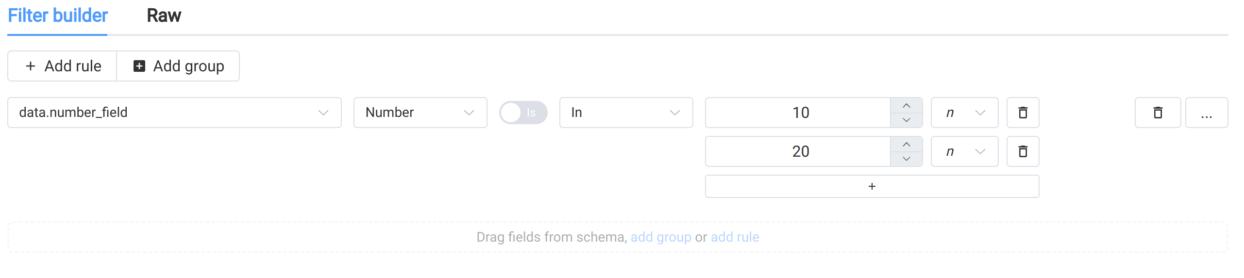 array input